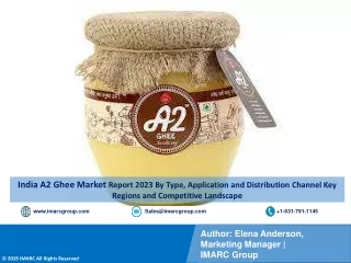 India A2 Ghee Market Report 2023-2028 PDF | Growth | Trends | Forecast