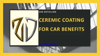 Best Ceramic Coating for Cars | ZAR Detailing