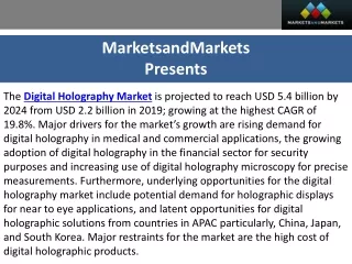 Digital Holography Market Insights: Navigating a $5.4 Billion Market Opportunity