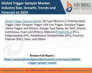 Global Trigger Sprayer Market