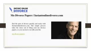 Mo Divorce Papers  Instantonlinedivorce.com