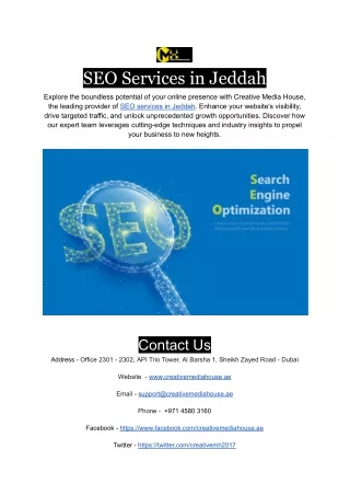 SEO Services in Jeddah