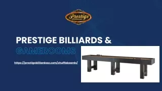 Shuffleboard For Sale | Prestigebilliardsaz.com