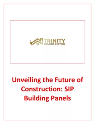 Get The Best SIP Building Panels