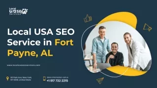 Local USA SEO Service in Fort Payne, AL