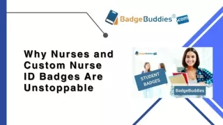 Importance of Custom Nurse Id Badge For Nurses