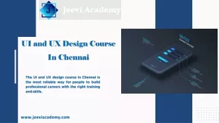 UI and UX Design Course In Chennai