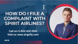 Spirit airlines complaint form