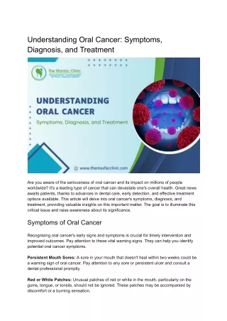 Understanding Oral Cancer_ Symptoms, Diagnosis, and Treatment.docx