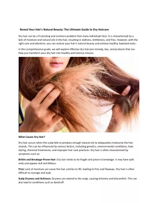 The Ultimate Guide to Dry Haircare.docx