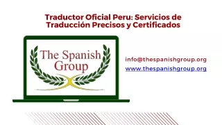 Traductor Oficial Peru: Servicios de Traducción Precisos y Certificados