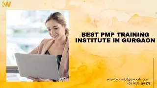 Best Pmp Training Institute in Gurgaon