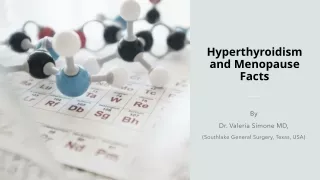 Hyperthyroidism and Menopause Facts