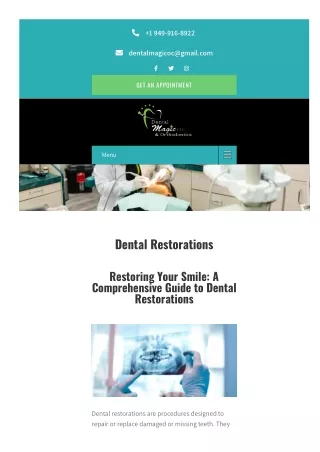 Dental Restorations Lake Forest