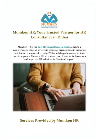 Best Hr Consultancy in Dubai | Mumken.Ae