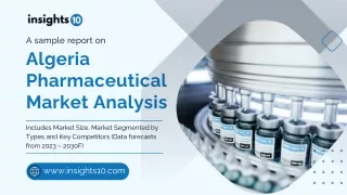 Algeria Pharmaceutical Market Analysis Sample Report
