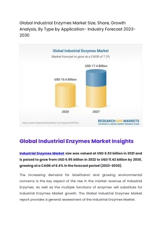 Global Industrial Enzymes Market Size