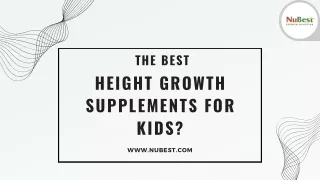 The Best Height Growth Supplements For Kids