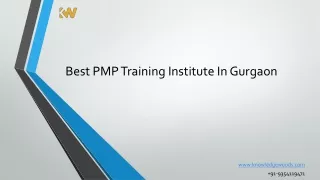 Best PMP Training Institute In Gurgaon 1.0