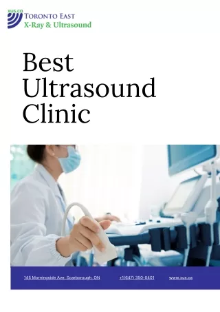 Exploring the Best Ultrasound Clinic in North York