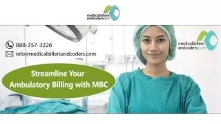 Streamline Your Ambulatory Billing with MBC