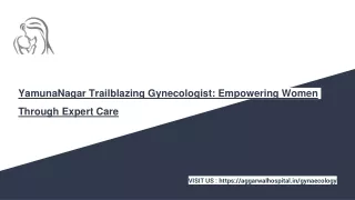 gynecologist in yamunanagar