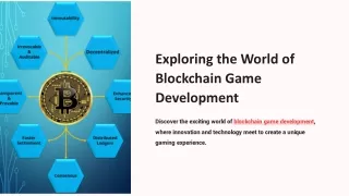 Exploring the World of Blockchain Game Development
