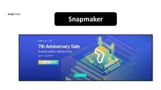 Snapmaker's Anniversary Gifts Foster Collaboration and Knowledge Sharing within the Printing Community