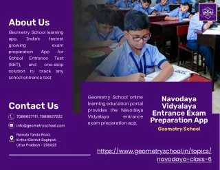 Navodaya Vidyalaya Entrance Exam Preparation App