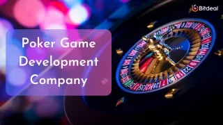 Poker Game Development Company - Bitdeal