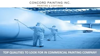 Top Qualities to Look for in Commercial Painting Company