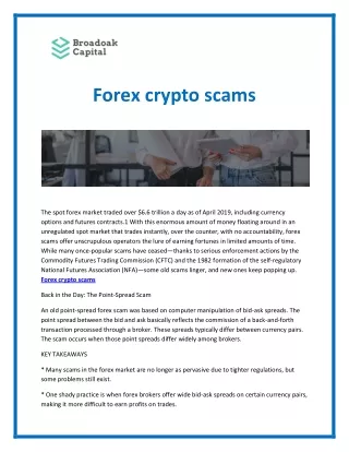 Forex crypto scams