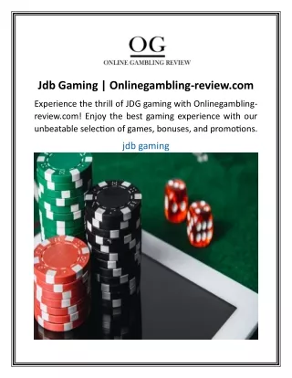 Jdb Gaming  Onlinegambling-review.com