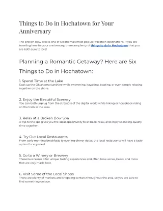 2023 - Things to Do in Hochatown for Your Anniversary (1)
