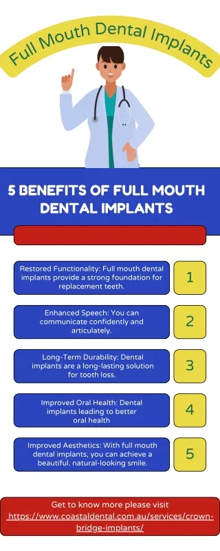 5 benefits of full mouth dental implants