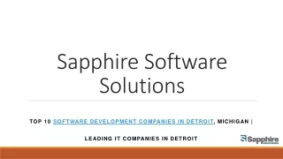 Top 10 Software Development Companies in Detroit, Michigan