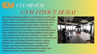 GYM FITOUT DUBAI