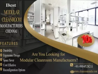 Prefabricated Modular cleanroom Manufacturers Chennai,Bangalore, Hyderabad, Tamilnadu, India