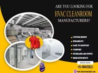 HVAC Cleanroom Manufacturers Chennai,Bangalore, Hyderabad, Tamilnadu, India