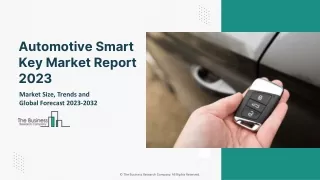 Automotive Smart Key Global Market Size, Share, By Type, By Application, By Technology, By Installation, By Vehicle Type