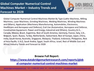 Global Computer Numerical Control Machines Market