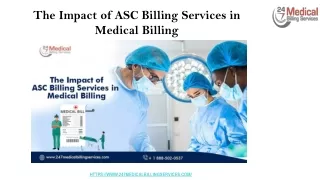 The Impact of ASC Billing Services in Medical Billing