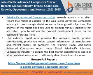 Asia-Pacific Advanced Composites -Chemical Material