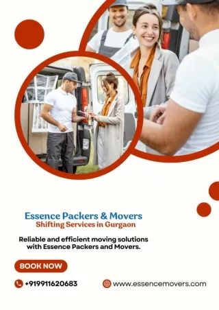 Essence Packers and Movers - Safe & Secure Moving in Gurgaon