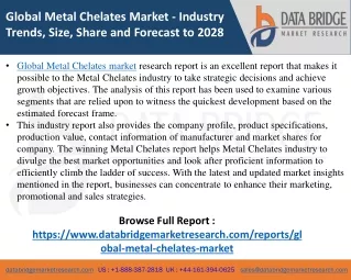 Metal Chelates - Agricultural & Animal feed