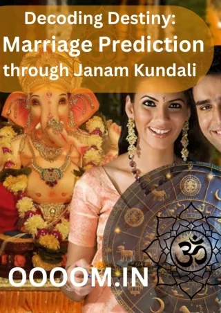 Decoding Destiny Marriage Prediction through Janam Kundali