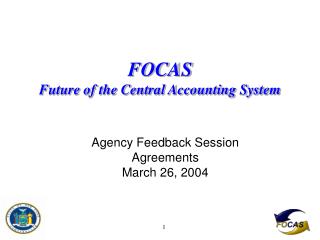 FOCAS Future of the Central Accounting System