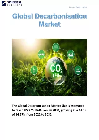 Global Decarbonisation Market