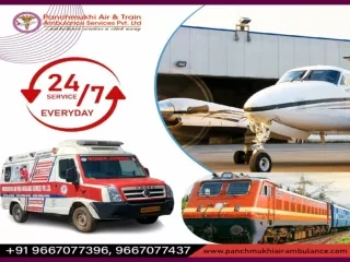 Get Trusted and Facilitated Panchmukhi Train Ambulance in Patna and Ranchi