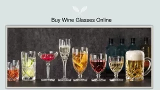 Buy Wine Glasses Online